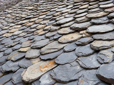Slate shingles background texture