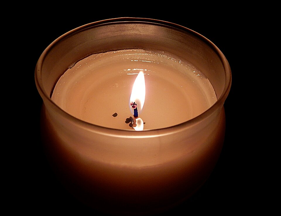 Flame night evening