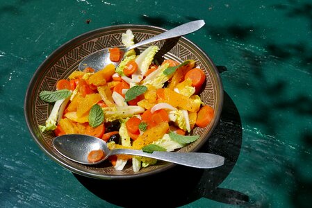 Oranges cumin mint