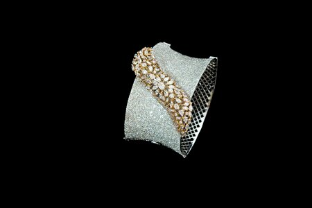 Diamond bracelet black diamond