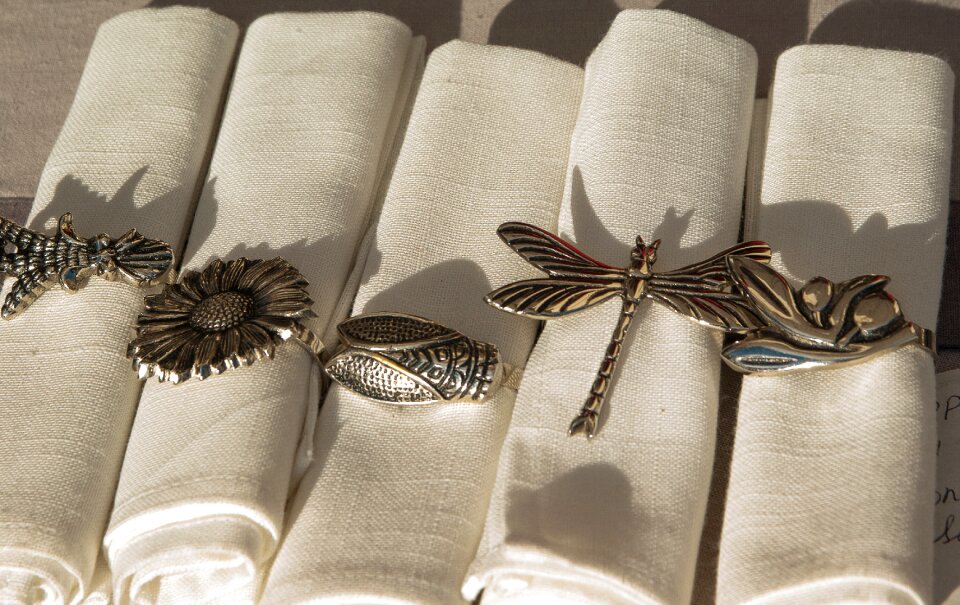 Napkins linen meals