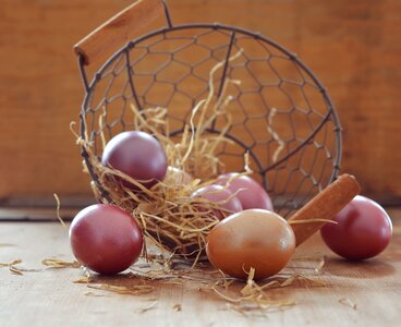 Colored color basket