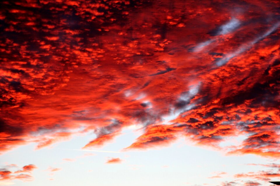 Clouds light abendstimmung