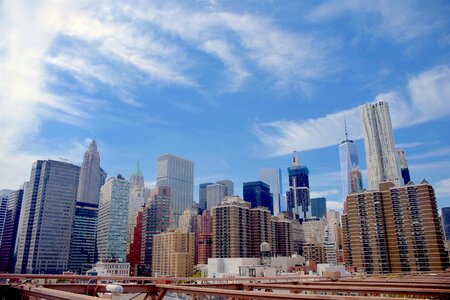 Manhattan urban cityscape
