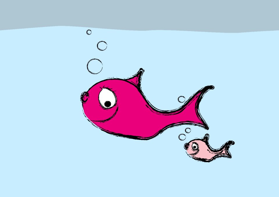 Creature drawing comic