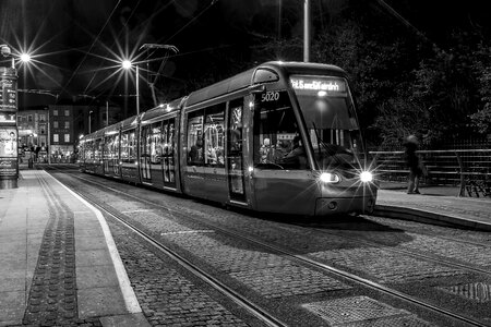 Street gray night gray street