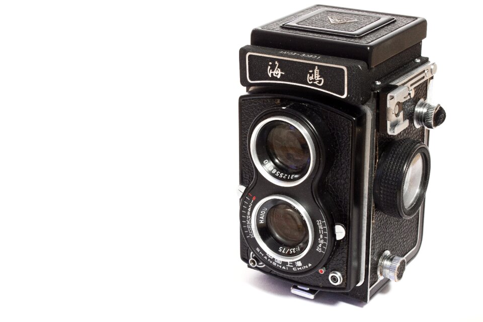 Rolleiflex retro photo camera