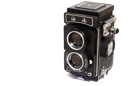 Rolleiflex retro photo camera photo