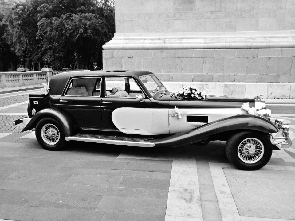 Wedding car wedding car