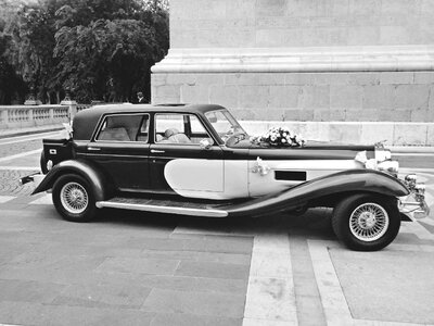 Wedding car wedding car