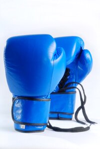 Sport blue boxing photo