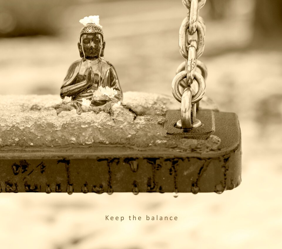 Stone figure serenity rest
