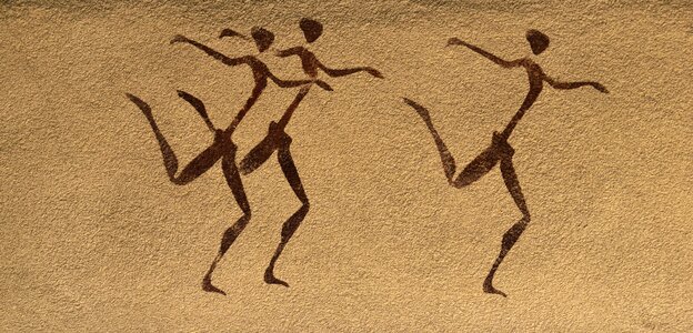 Artistic african backdrop