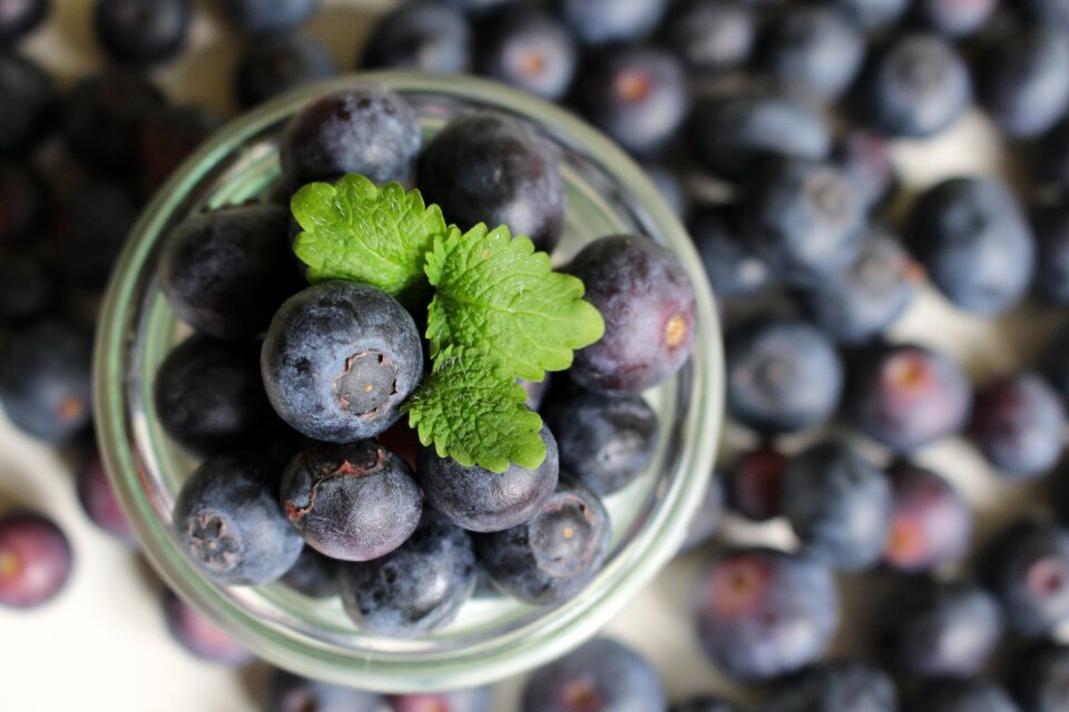 Fruits blue vitamins
