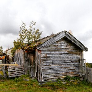 Wooden cabin country photo