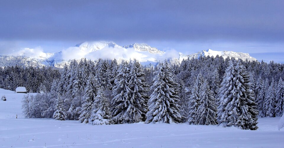 Hiking mountain white photo