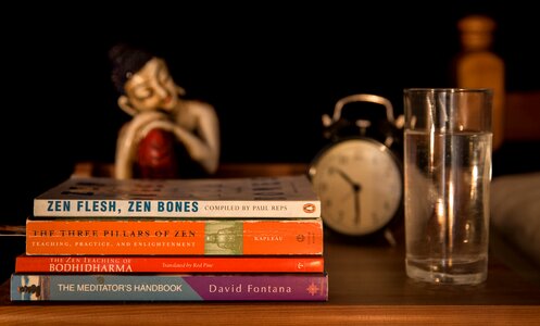 Bedside table sleeping water