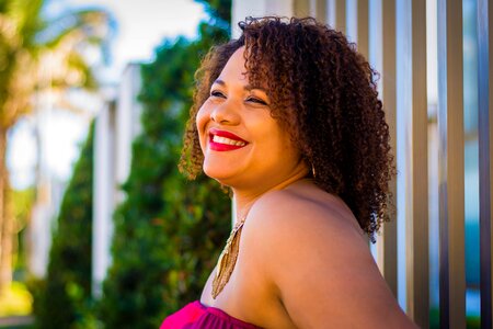 Woman plus size model