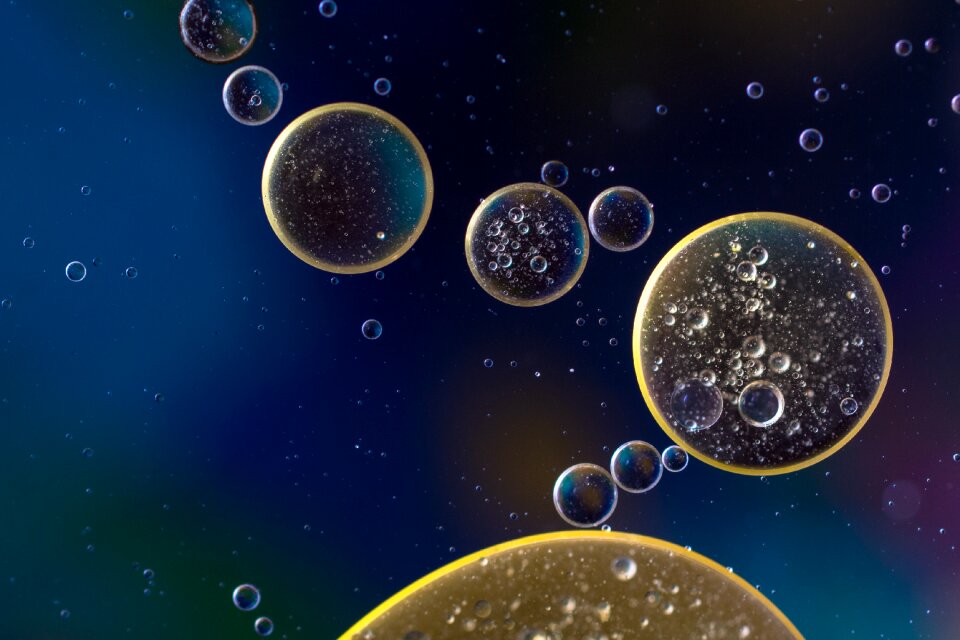 Abstract macro oil