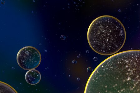 Texture macro oil