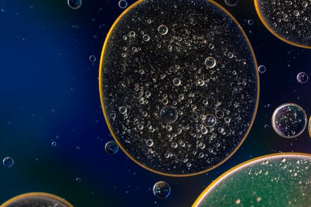Texture macro oil
