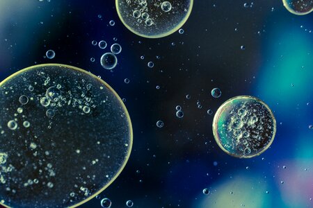 Texture macro oil
