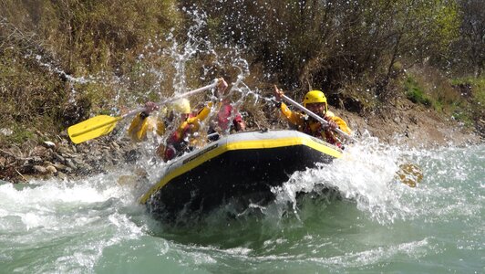 Adventurous rapids people