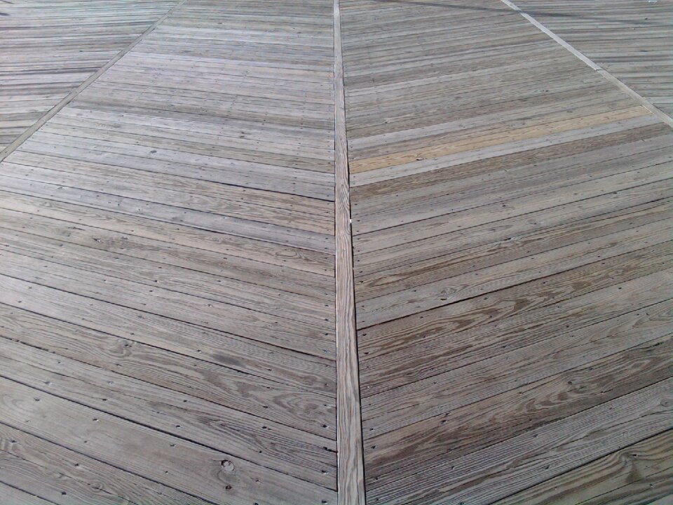 Outdoor walk wood