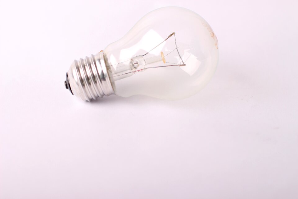 Light bulb lying classic