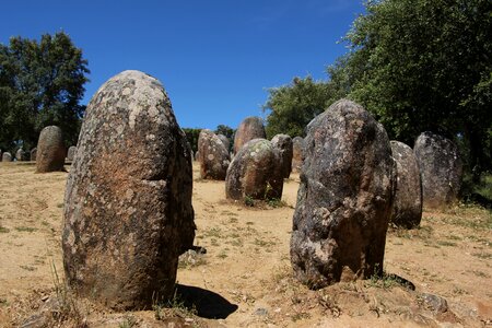 Prehistoric culture portugal évora photo
