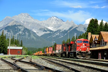 Train engine rails
