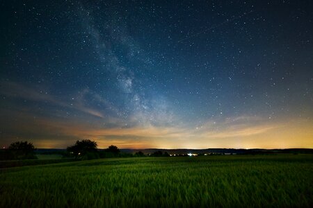 Star night sky photo