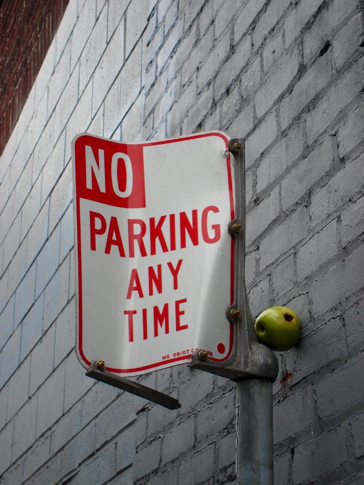 Illegally Parked Apple 