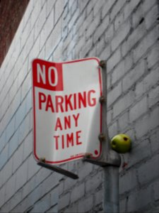 Illegally Parked Apple 