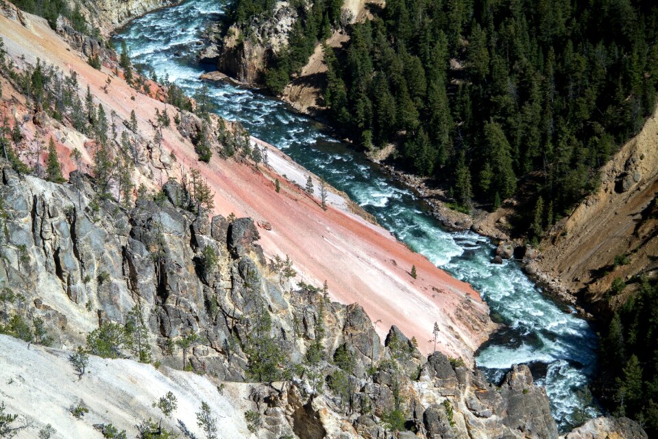 Usa yellowstone river yellowstone grand canyon