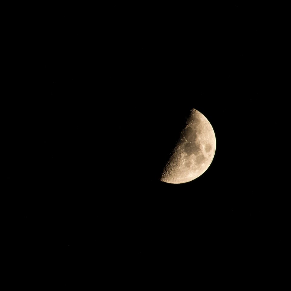 Night night sky luna