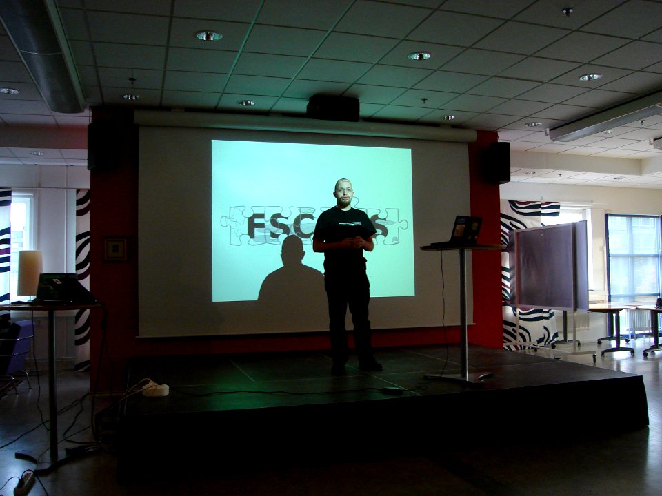 Smári McCarthy at FSCONS 2008 