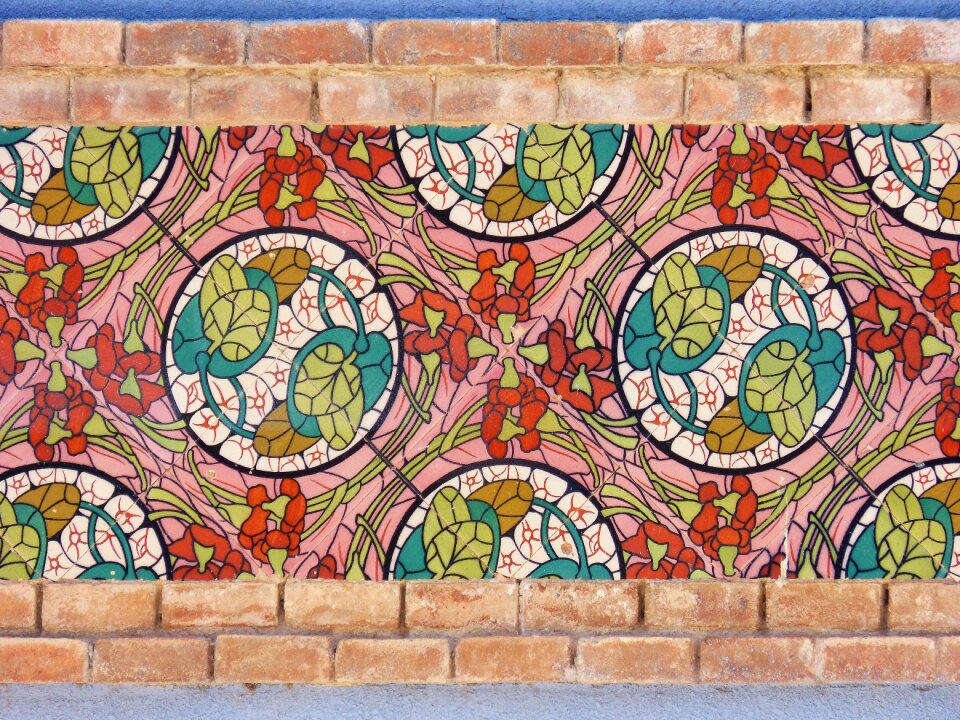 Modernism art noveau mosaic