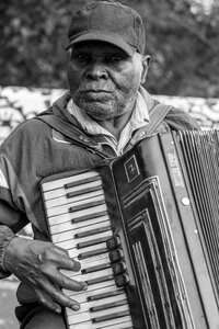 Show happy musician