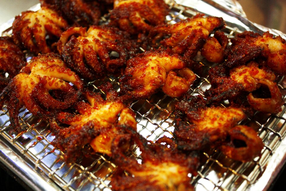 Grilled cooking spicy