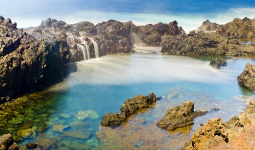 Nature rocks beach photo