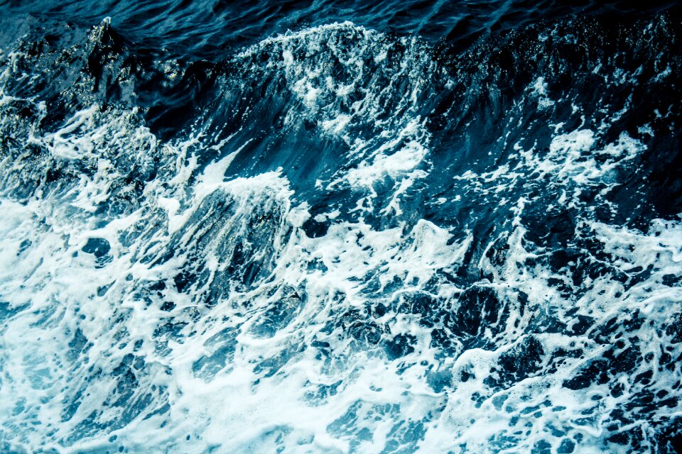 Sea splash surface