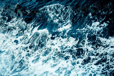 Sea splash surface photo