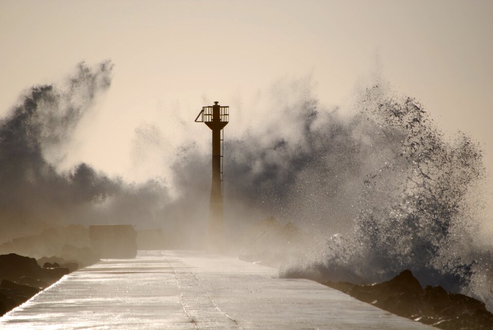 Lighthouse sublime typhoon