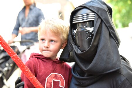 Boy sith lightsaber