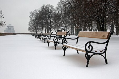 Winter snow bratislava
