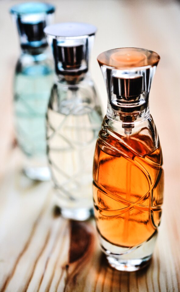 Cosmetics fragrance perfume bottle photo