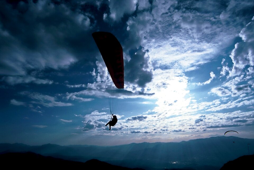 Air paraglider freedom