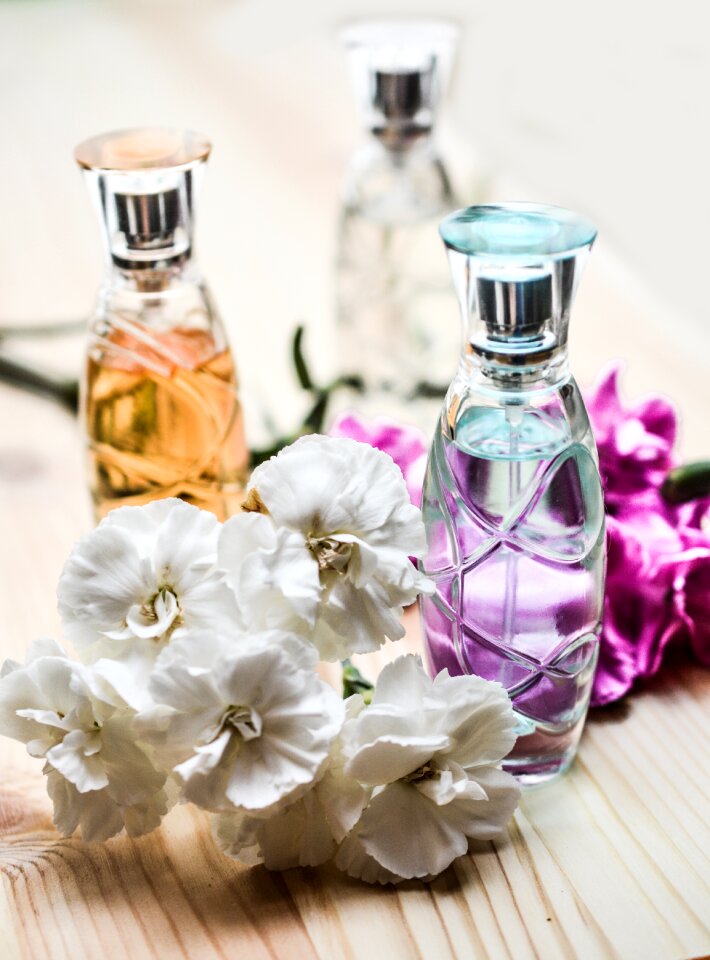 Cosmetics fragrance perfume bottle photo