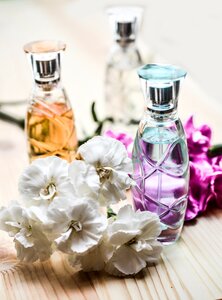 Cosmetics fragrance perfume bottle photo